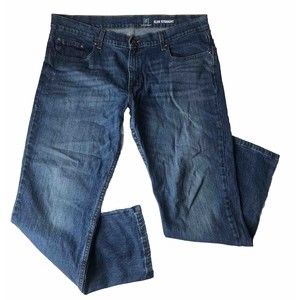 G George Jeans Mens Size 40x29 Slim Straight Jeans